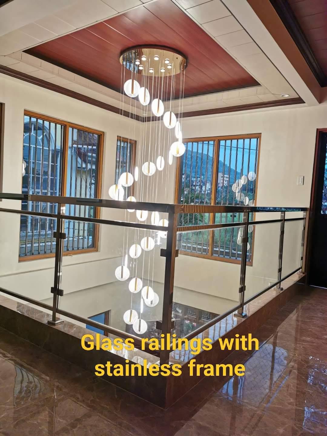 Glass Railings with Stainless Frame